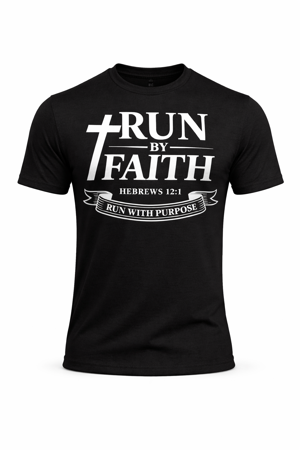 Run By Faith - Men's running T-shirt